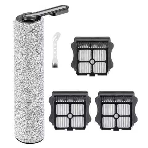 1 Roller Brush + 3 Filters + 1 Cleaning Brush For Tineco Floor ONE S5 / Floor ONE S5 Pro 2 Smart Cor