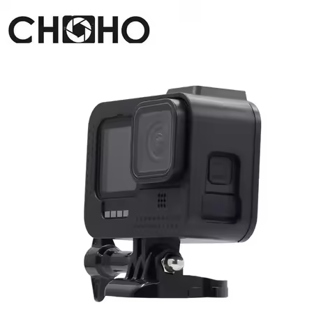 For Gopro 9 10 11 12 13 Black Accessories Frame Case Shell Protector Housing + Lone Screw Base Mount