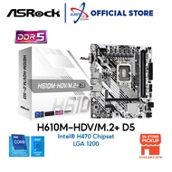 ASROCK H610M-HDV/M.2+ DDR5 / D5 LGA1700 MOTHERBOARD COMBO INTEL I3-12100F /  I3-14100 / I5-12400F / 