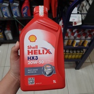 Oli Shell Helix 1liter HX3 20W 50 1L Oli Mesin Motor 1 liter Sel Shel hx 3 1Lt 20w50 murah promo ter