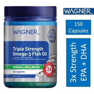 Wagner Triple Strength Omega 3 Fish Oil 150 Capsules