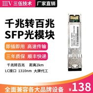 Gigabit to Hundred-Megabit Optical Module GLC-GE-100FX Wavelength1310nm Distance2km Multi-mode SFP O