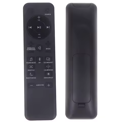 Black Remote Control For JBL Bar 2.1 3.1 5.1 Channel 4K Ultra HD Sound Bar System Wireless Home Thea