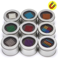 Bộ Bi Xếp Hình 6 màu 216 viên đường Kính 5mm tặng thẻ cắt