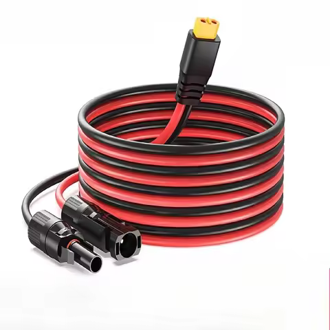 12AWG Solar Rubber-coated XT60 Connector To MC-4 Female Energy Storage Power Charging Cable XT60 Sol