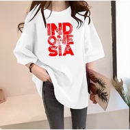 Women's T-Shirt Independence Picture Tshit Unsex Buju My Indonesian Birthday Jaos Ksos Hut Ri Tshirt