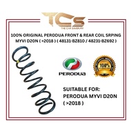 100% ORIGINAL PERODUA FRONT & REAR COIL SRPING MYVI D20N ( >2018 ) ( 48131-BZ810 / 48231-BZ692 )