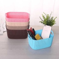 Storage Basket Boxes Plastic Household Storage Box Stackable Storage Organiser Basket Boxes Organise
