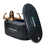 PVC ผู้ใหญ่พับ ICE Bath ร้อนน้ำแข็งเย็น Plunge แบบพกพา ICE Bath อ่างอาบน้ำสำหรับผู้ใหญ่แช่อ่างอาบน้ำ