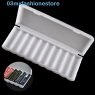 MXFASHIONE Battery Holder Portable White 18650 Battery Container Organizer Storage Box
