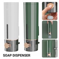 **包郵** [白色] 皂液器 按壓洗手液器 浴刷壁掛皂液機 [平行進口]