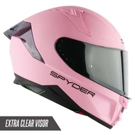 SPYDER Fury PD Dual Visor Helmet + FREE Extra Clear Visor