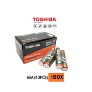 Heavy Duty Toshiba AA & AAA 1.5V Battery (1 Box - 40 Pcs) / Bateri Toshiba AA & AAA (1 Kotak - 40Bij