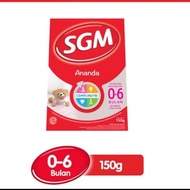 SGM Ananda / Susu Formula Bayi 0-6 Bulan Dus Kecil 150 gr