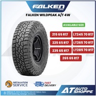 Falken Wildpeak AT4W 17" Tyre 215 225 235 265 LT245 LT265 LT285 65 70 R17 LT 4X4 4WD (1 Tire)