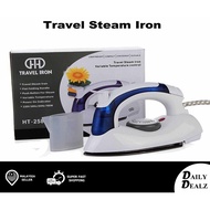 Portable Mini Foldable Travel Steam Iron/Seterika Lipat Mini Serbaguna - Portable & Easy To Carry