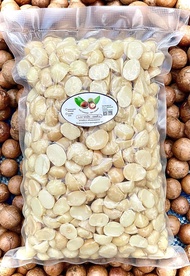แมคคาเดเมียพร้อมทาน (เม็ดซีก)สวย กรอบ อร่อย ที่สุด 1kg
