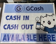 Gcash Cash In Cash Out 22.8 x 16.8 Inches - Tarpaulin