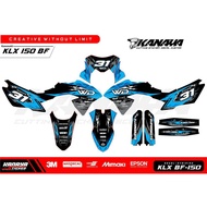 Klx BF DECAL / CUSTOM KLX BF DECAL / CUSTOM NAME AND NUMBER DECAL STICKER FOR KLX BF PRICE