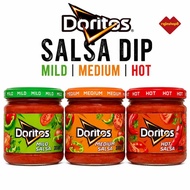 DORITOS Salsa Dip | Mild Salsa |  Medium Salsa | Hot Salsa |  300g |  Vegetarian Tomato Dip