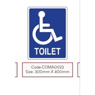 CUSTOM OKU TOILET SIGN