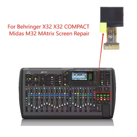 New Original TSD2G2033FPC TSD2G2033FPC -A3-E LCD Display For Behringer X32 X32 COMPACT Midas M32 MAt