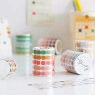 [SHARING] 100pcs Dot Washi Tape/ Selotip / Stiker Roll Warna Warni