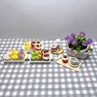 (02) miniature Cupcakes Clay Beautiful Work Items