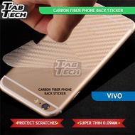Vivo Carbon V20 SE V20 Pro V21 V21E V23E V23 5G Fiber Phone Back Sticker