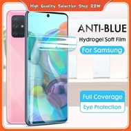 Samsung Galaxy S8 S9 S10 Plus S20 FE S21 S22 S23 S24 Note 8 9 10 20 Ultra Anti Blue Ray Hydrogel Film Screen Protector