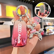 Car Key Fob Cover Audi A6L A7L A3 A4L A5 Q2L Q3 Q5L Q7 B9 8S 8W TT TTS TFSI Key Protection Shell Acc