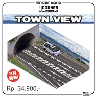 Diorama Sheet Corner Diorama -Town View-