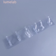 LUMELAB​ Storage Rack Practical for Bathroom,Kitchen Transparent PVC Traceless Clothes Hanger