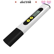 ELOK Digital Water Quality Tester, 0-9990ppm Plastic TDS Meter, Precise 2%-3% 1ppm White 0-9990ppm M