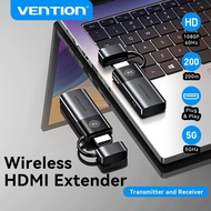 Vention Wireless HDMI Transmitter and Receiver Portable Wireless HDMI Extender Plug and Play Support