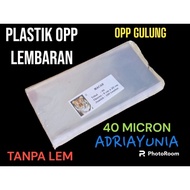 One Sheet Opp Plastic 9 x 20 - 9x20 Sheet Opp Plastic - 9 x 20 Food Grade Opp Plastic