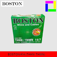 BOSTON Wire 2.00mm (#14) x ""150METERS""THHN Stranded Electrical Wire