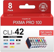 CLI-42 Ink Cartridges - High Capacity Compatible CLI 42 Ink Cartridges Replacement for Canon PIXMA P