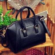 Faux crocodile handbag