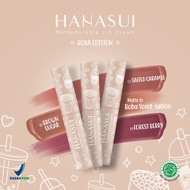 Hanasui Mattedorable Lip Cream Series BOBA EDITION/Lipstick Hanasui terbaru Lipstick Matte/HANASUI T