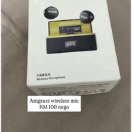 Amgrass wireless microphone