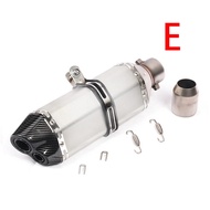 38mm-51mm silver stainless steel motorcycle exhaust muffler easy to install for Kawasaki Z400 Z650 N