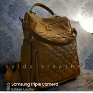 [SALDAIV LEATHER]_Genuine Leather Backpack_ Ransel SDL106_Genuine Leather