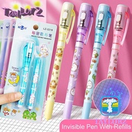 ATAYLOR Cute Invisible Marker, Mysteriously Disappearing Led UV Lamp Invisible Pen With Refills, Fun