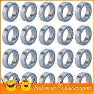 20PCS 6700- High Quality 6700  10X15X4mm Miniature Seal Deep Groove Ball Bearing,Blue