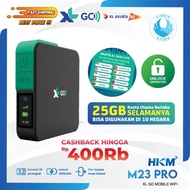 HKM M23 Modem fi Wifi XL GO IZI 4G Portable Bypass & Unlock Bonus Data 25GB