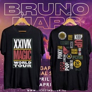 (HOT)2024 Fashion Pop American Singer (Bruno Mars) Around Concert Cotton T-Shirt S-5XL