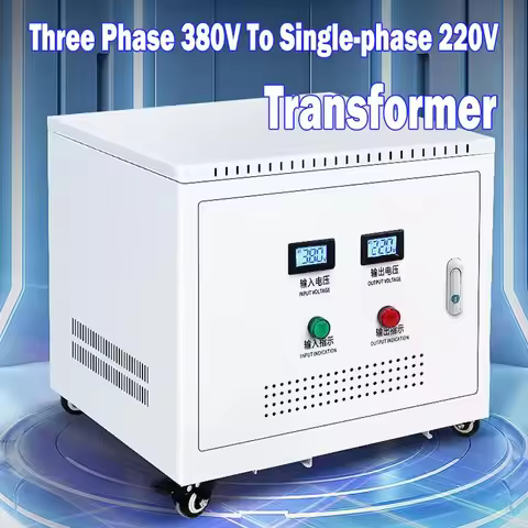 5KVA 20KVA 30KVA Household Transformer 380V to 220V 110V Three Phase To Single Phase Automatic Dry-t