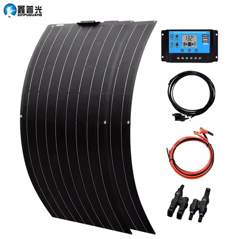 New High Efficiency Solar Panel 18V 120W Flexible Monocrystalline Cell Solar Panels Kits 240W 360W 6