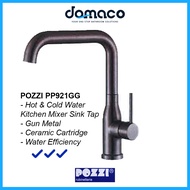 Pozzi PP921GG Gun Grey Kitchen Sink Mixer Tap